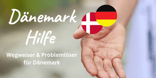 Eine ausgestreckte Hand bietet deutschen Hilfe in Dänemark an